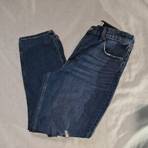 Abercrombie & Fitch High Rise Women Jeans - Dark Blue